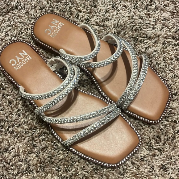 Rhinestoned strap sandals - Picture 1 of 4